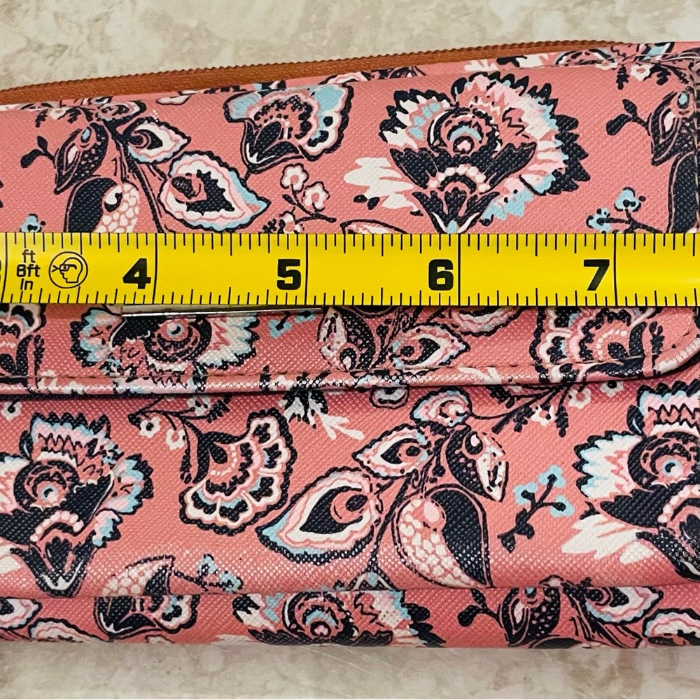 Nautica Pink Clutch with Intricate Floral Design - Picture 11 of 13